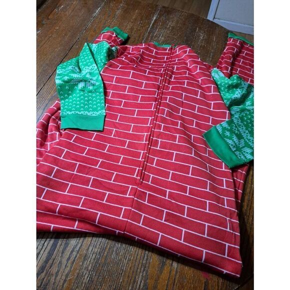 New Small 34/36 Dec 25th Christmas Cheer Union Suit Jump Suit Fill My Stocking - Picture 9 of 10